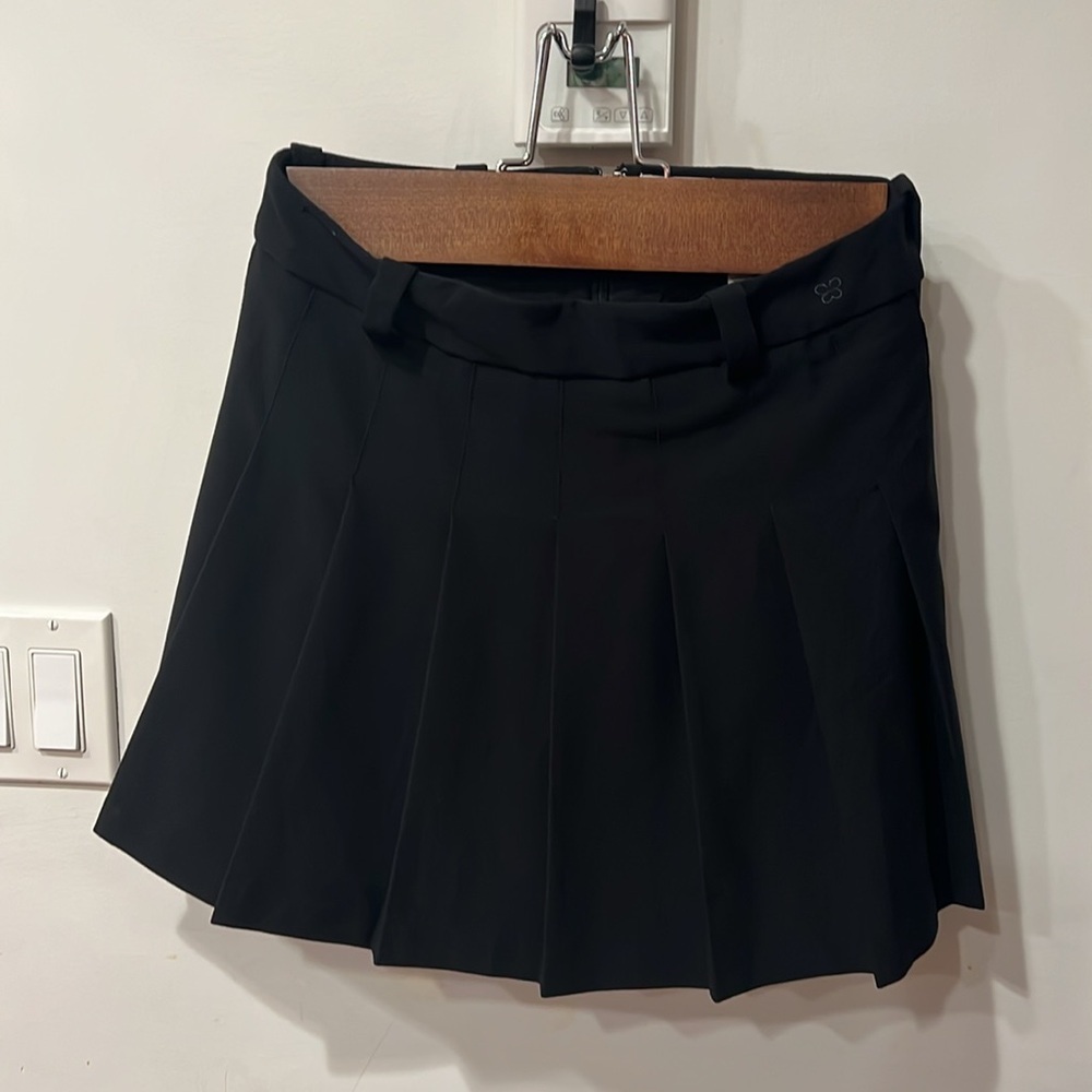 ARITZIA - Sunday Best - Black Olive Micro Pleated High-Waist mini Skirt - Size 4 - Picture 13 of 16